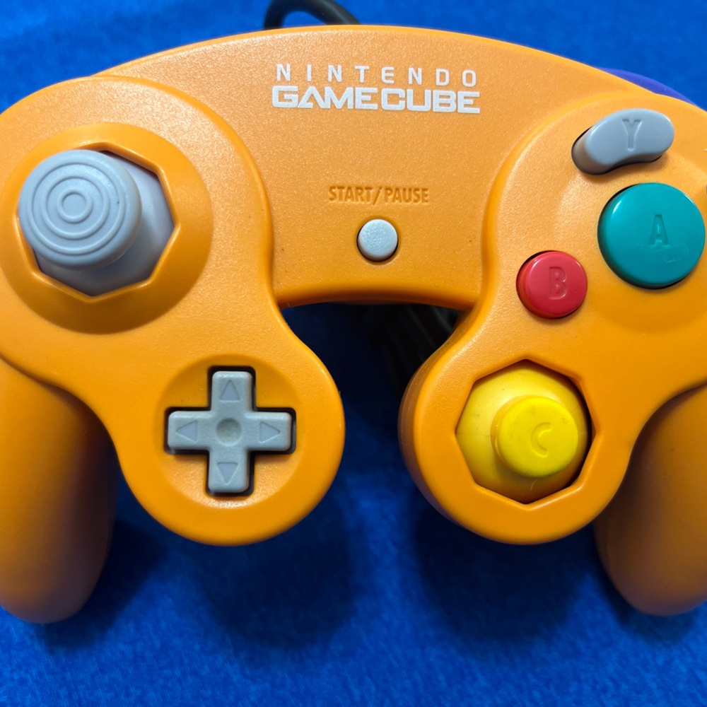 Official Nintendo Orange GameCube Controller
